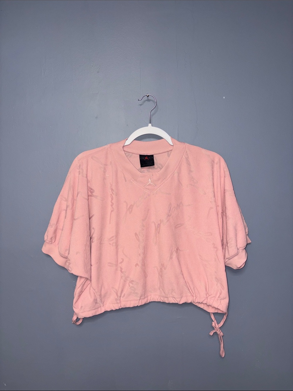 Jordan | Pink Logo Towel Tee